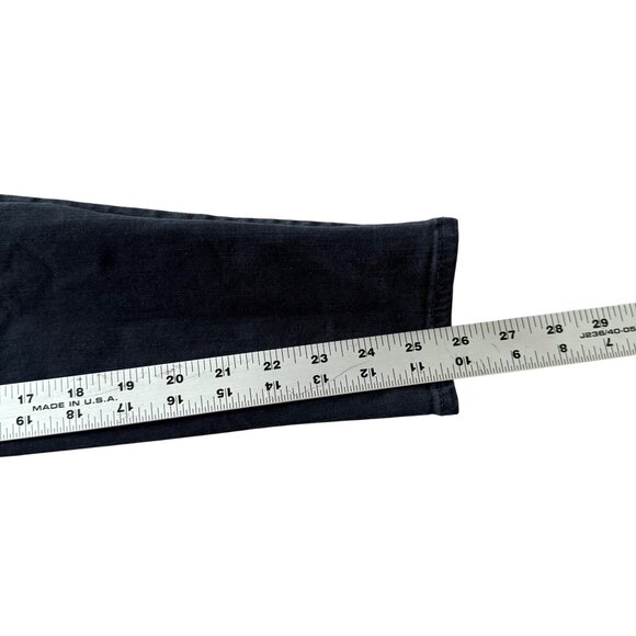 American Eagle Outfitters Hi-Rise Jegging 360 Super Stretch Black Denim Size 4 S - Picture 6 of 8